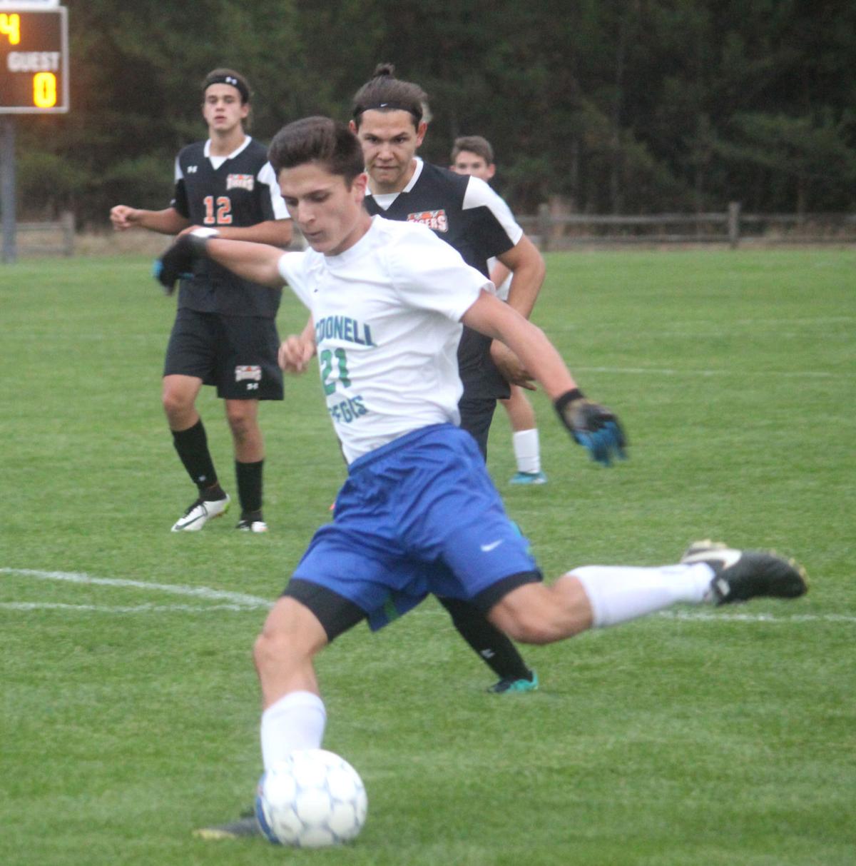 McDonell/Regis vs Black River Falls boys soccer 10-10-17