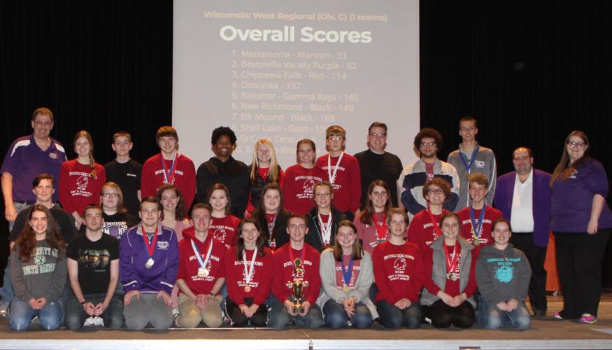 Boyceville HS Science Olympiad team earns regional runnerUp team award