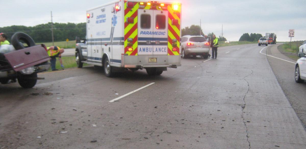 Three injured in Wheaton crash