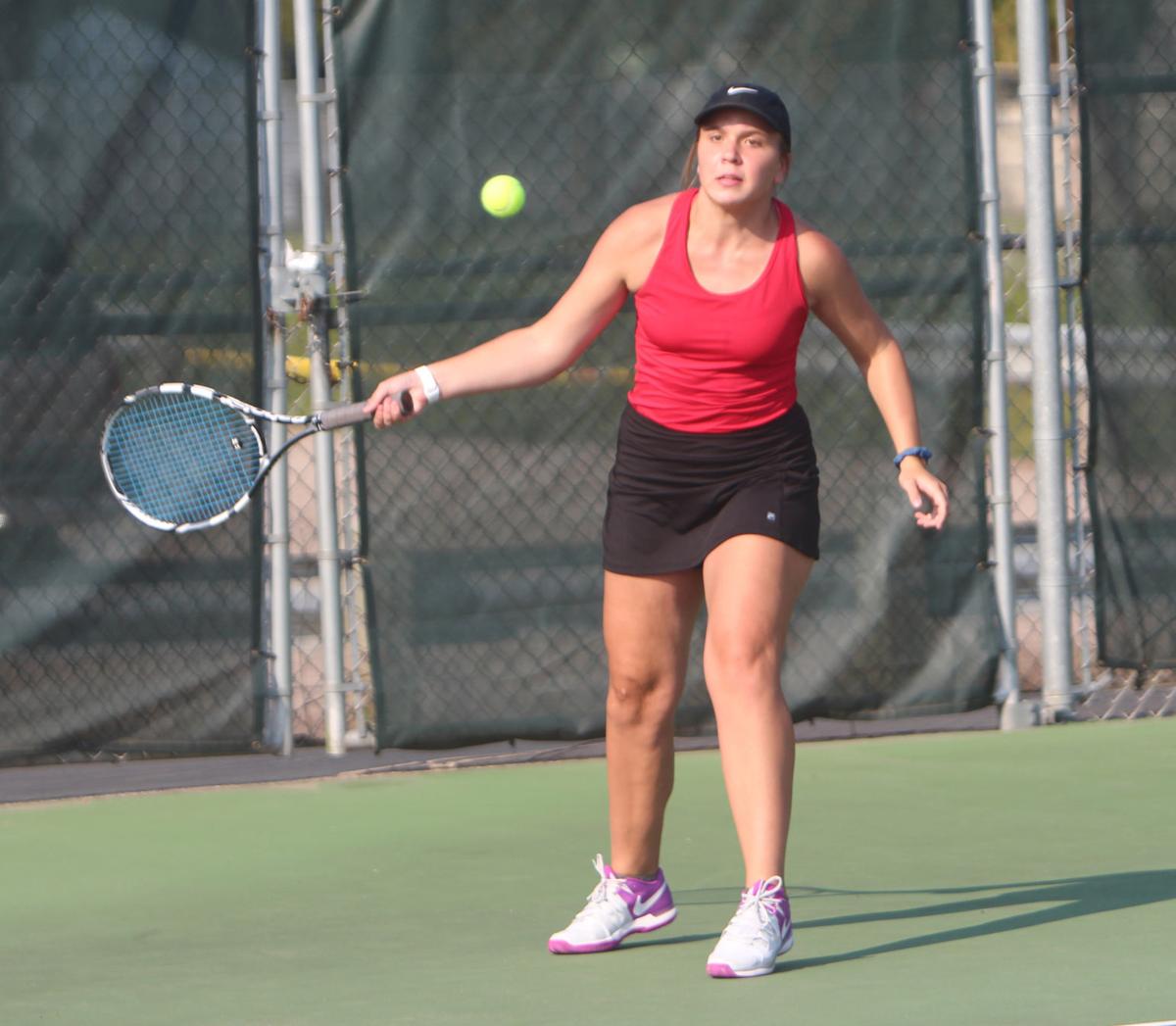 River Falls at Chi-Hi girls tennis 9-12-17