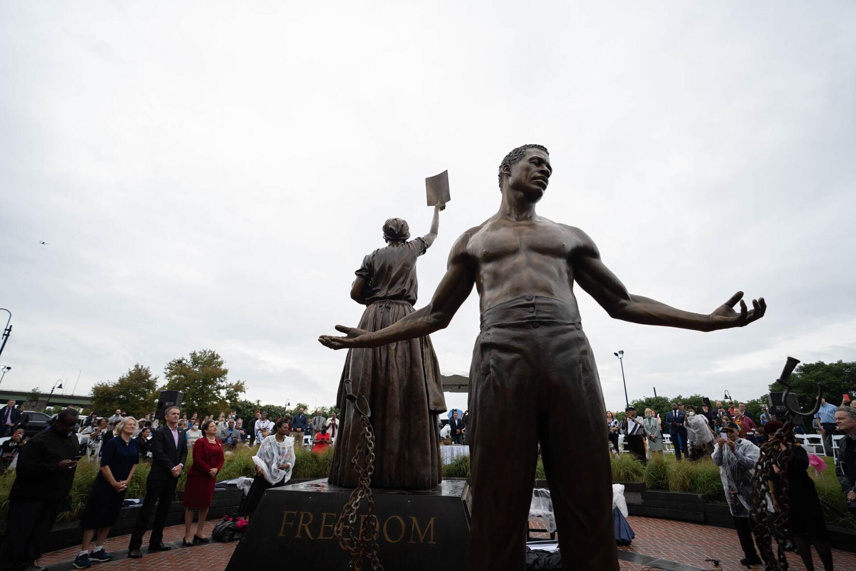 Monument honoring abolition of slavery unveiled in Richmond two weeks