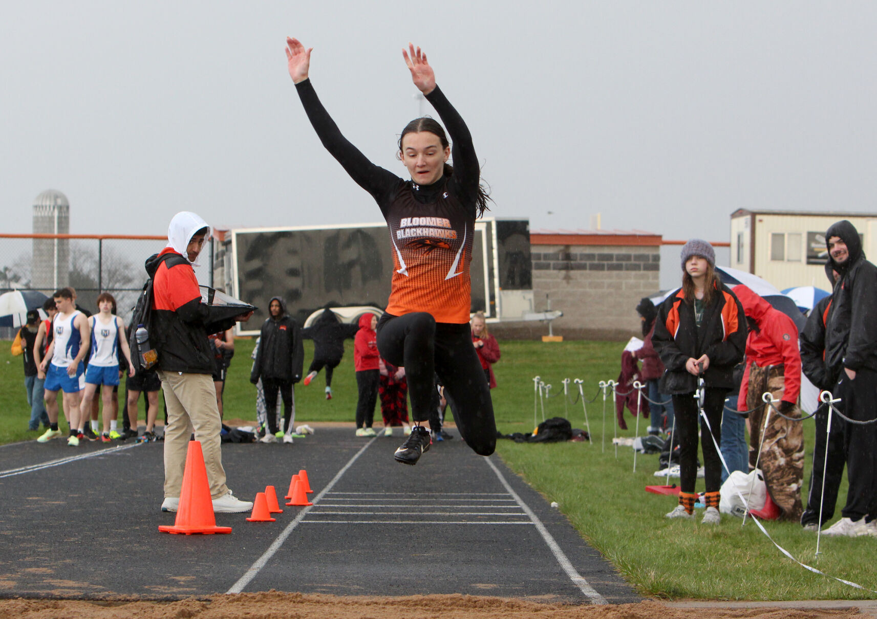 Bloomer Girls Track Dominates Colfax Meet with 8 Event Wins and Team Title Triumph