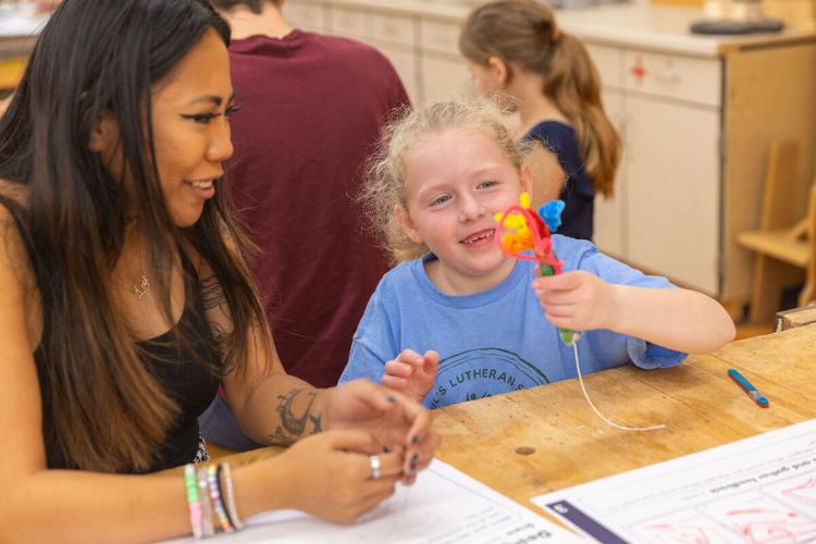 1st Graders and UW-Stout Students collaborate-design a toy