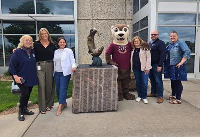 Otterly perfect match: CVTC hosts metal art on Eau Claire Sculpture Tour