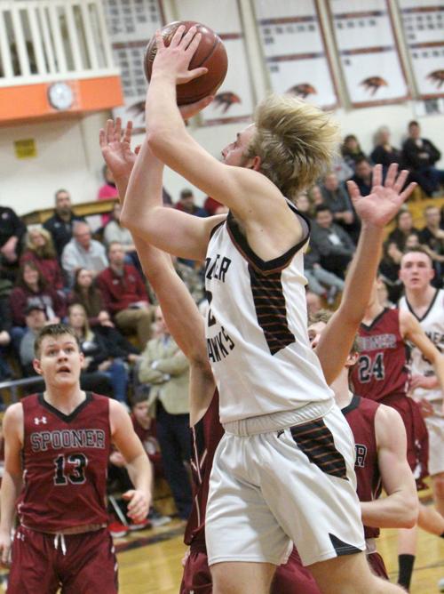 Spooner at Bloomer boys basketball 3-3-20