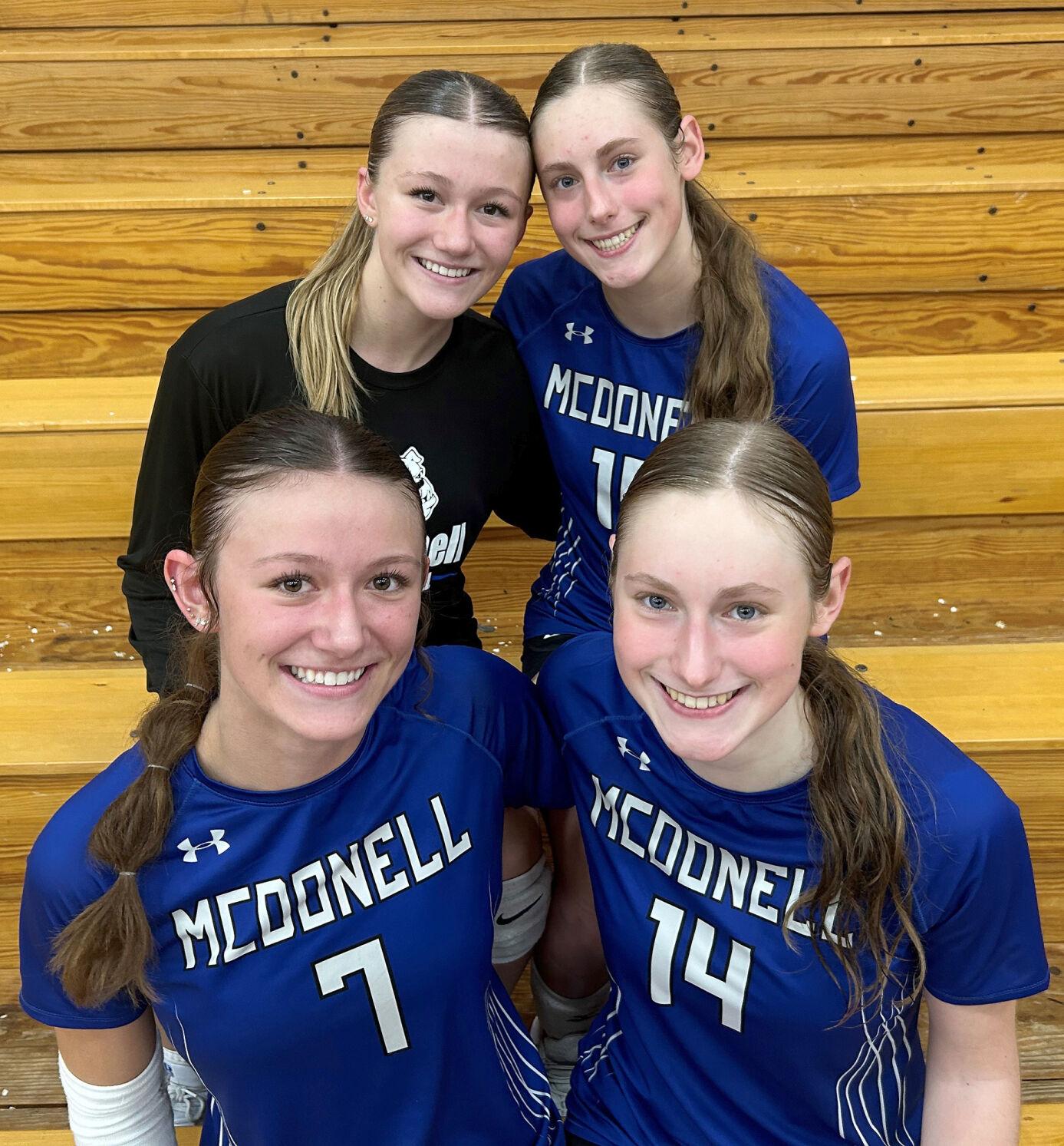 McDonell volleyball relying on two sets of sisters
