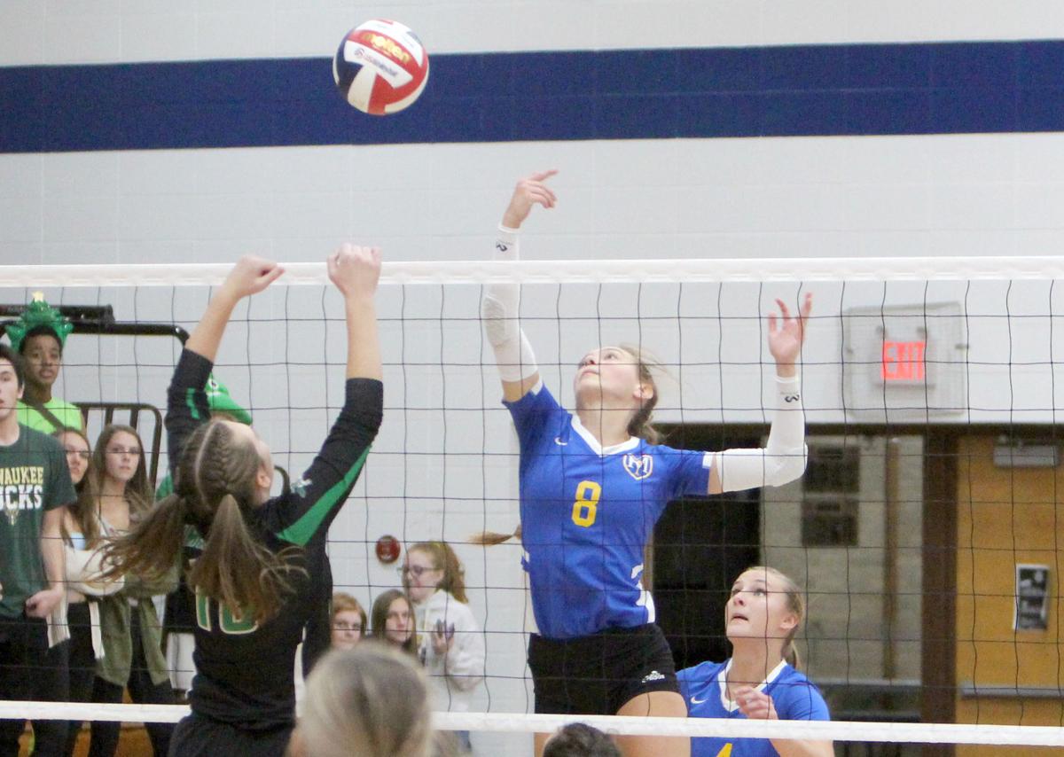 Eau Claire Immanuel Lutheran at McDonell volleyball 10-26-19