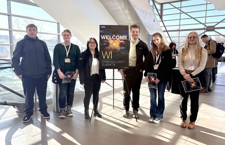 Students at cybersecurity summit