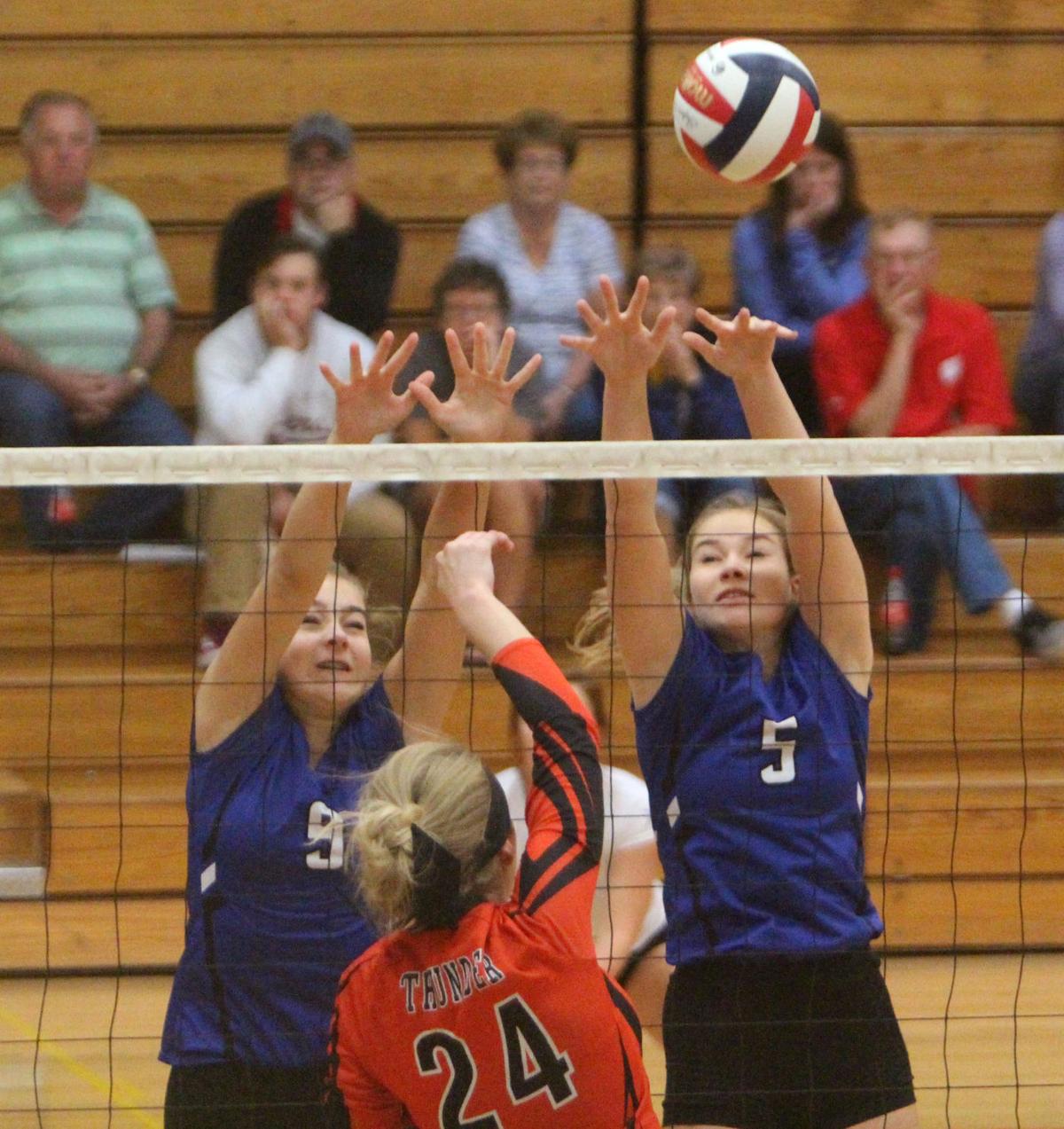 Debbie Roesler Memorial Invitational volleyball at McDonell 9-9-17