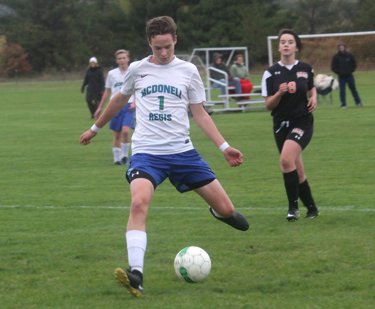 McDonell/Regis vs Black River Falls boys soccer 10-10-17