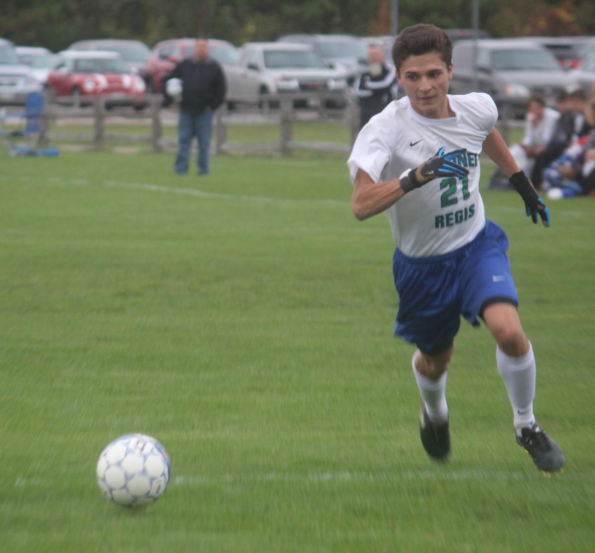 McDonell/Regis vs Black River Falls boys soccer 10-10-17