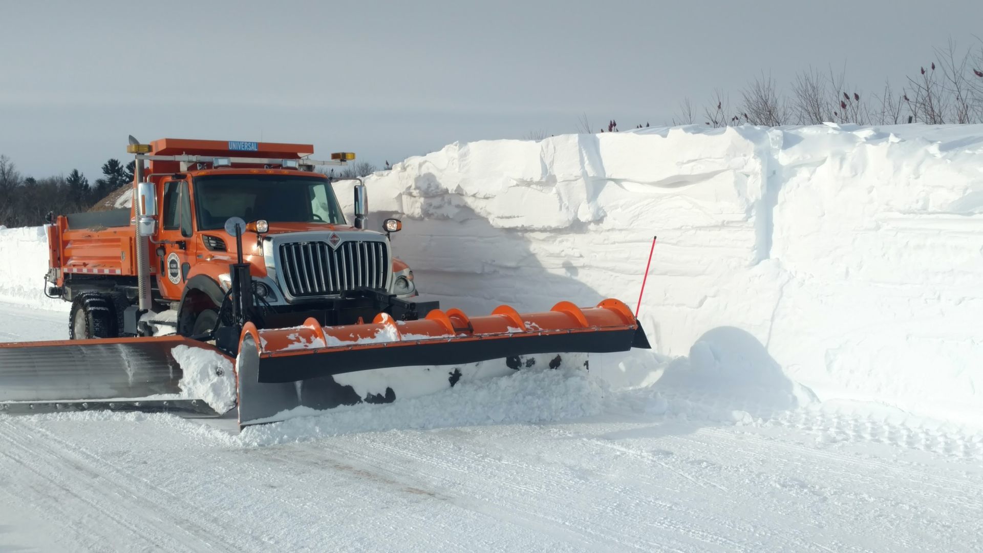 As snow falls some counties have already exhausted winter plowing