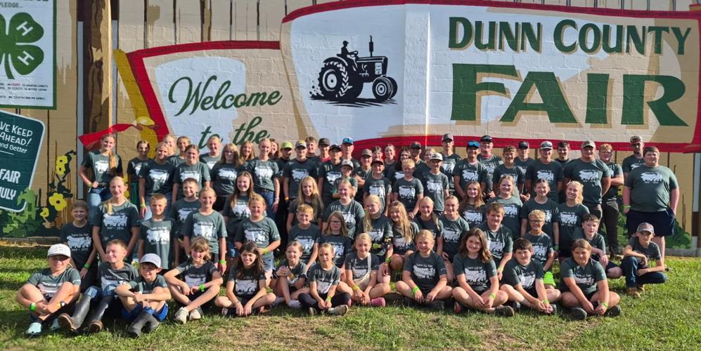 Dunn County 4-H Meat Animal Project members