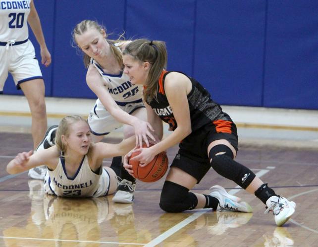 Bloomer at McDonell girls basketball 1-22-22