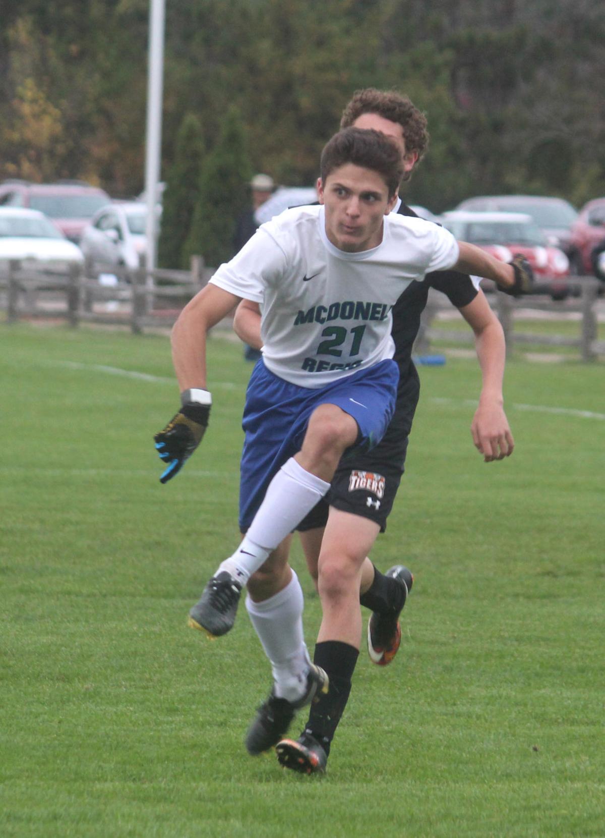 McDonell/Regis vs Black River Falls boys soccer 10-10-17
