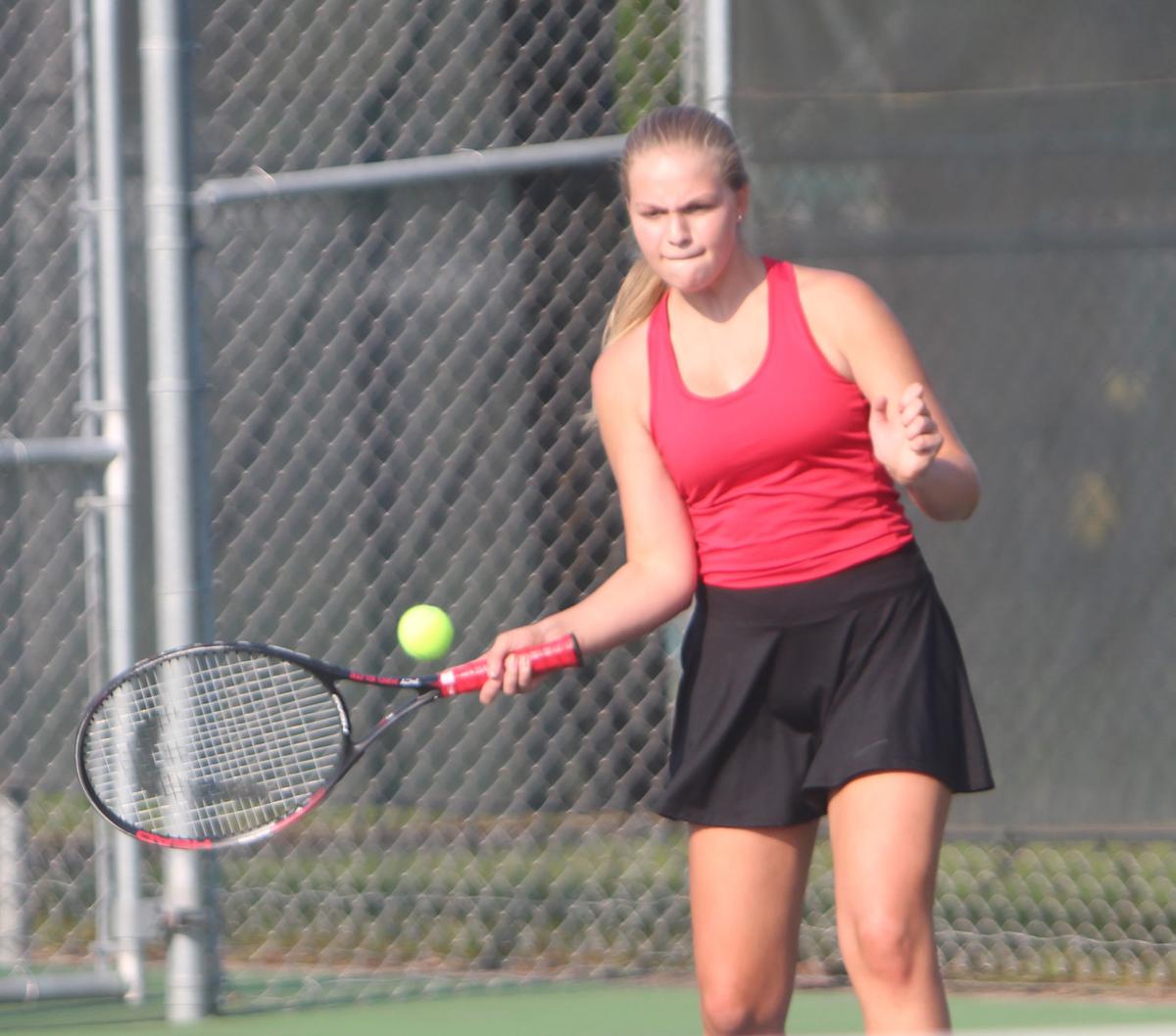 River Falls at Chi-Hi girls tennis 9-12-17
