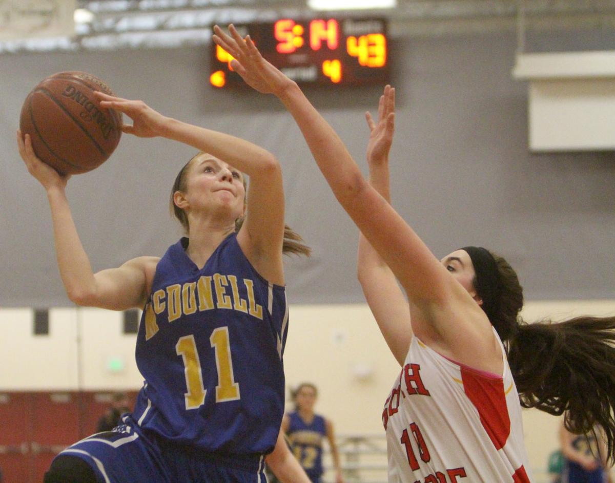 Gustafson S 48 Points Help South Shore Girls Squeak Past Mcdonell