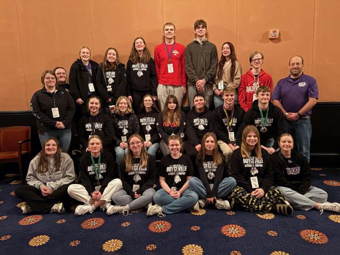 Boyceville Middle and High School Science Olympiad team