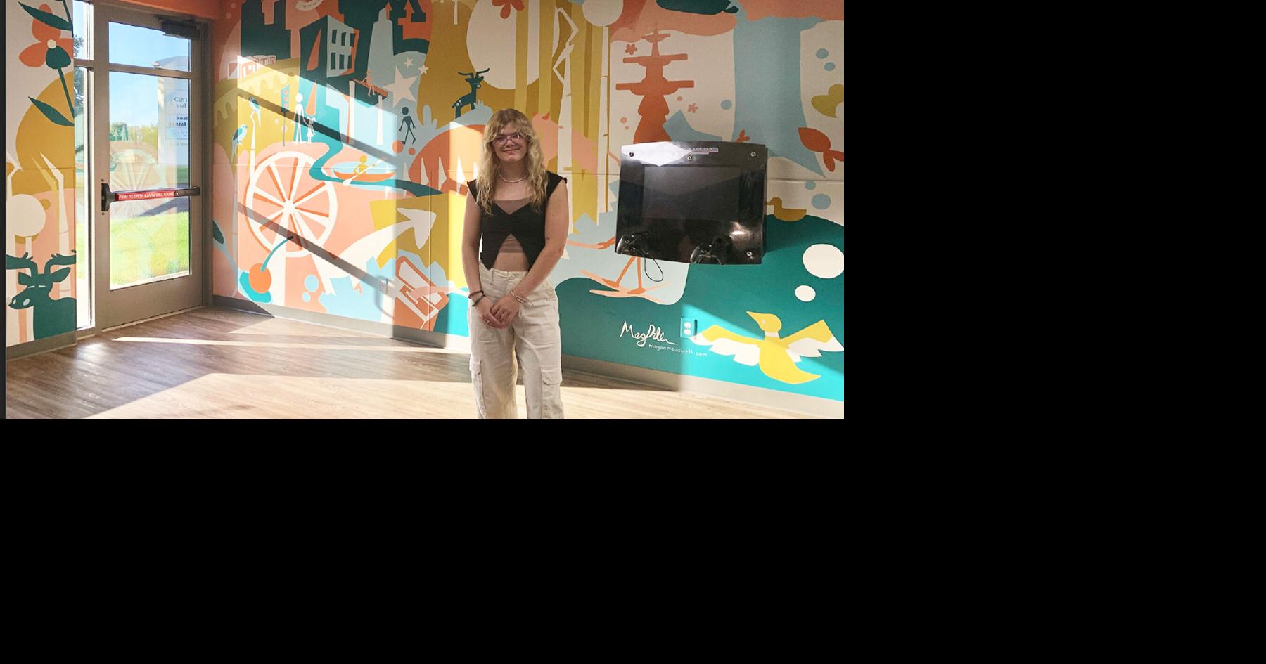 Two UW-Stout students complete murals in Italy and Minnesota