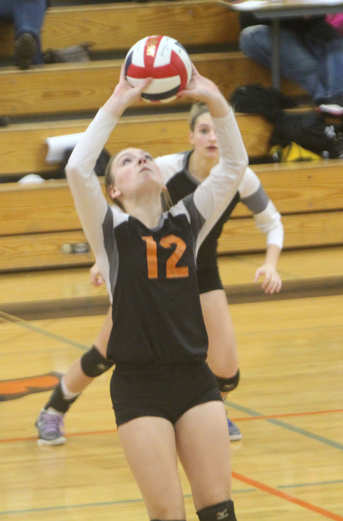 Bloomer volleyball at Heart O' North Conference quad