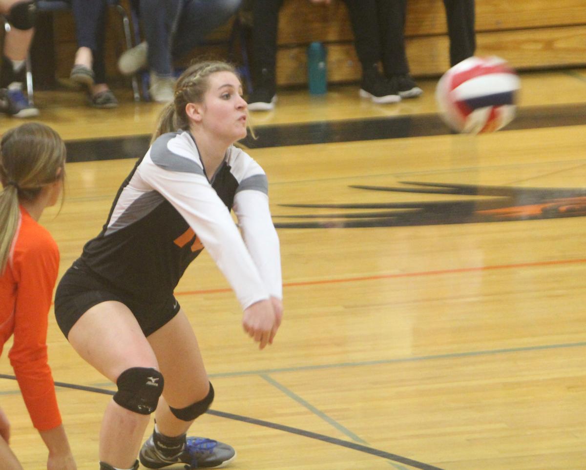 Bloomer volleyball at Heart O' North Conference quad