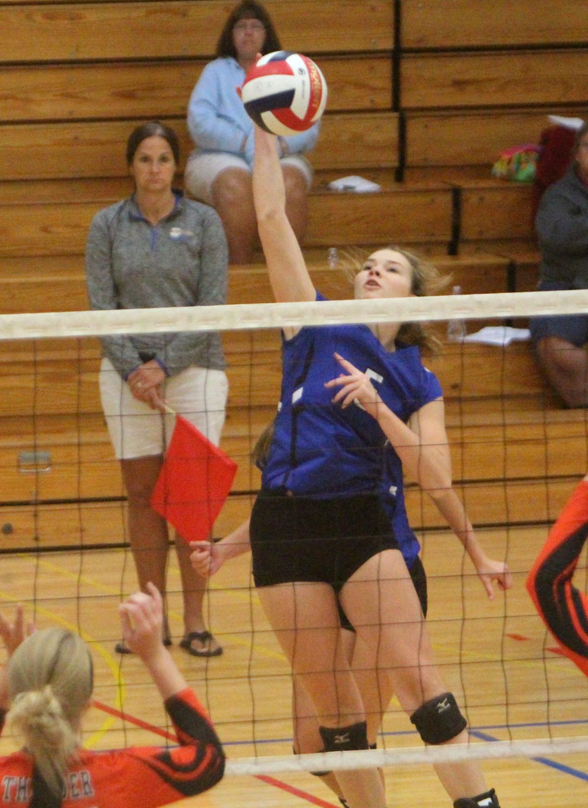 Debbie Roesler Memorial Invitational volleyball at McDonell 9-9-17