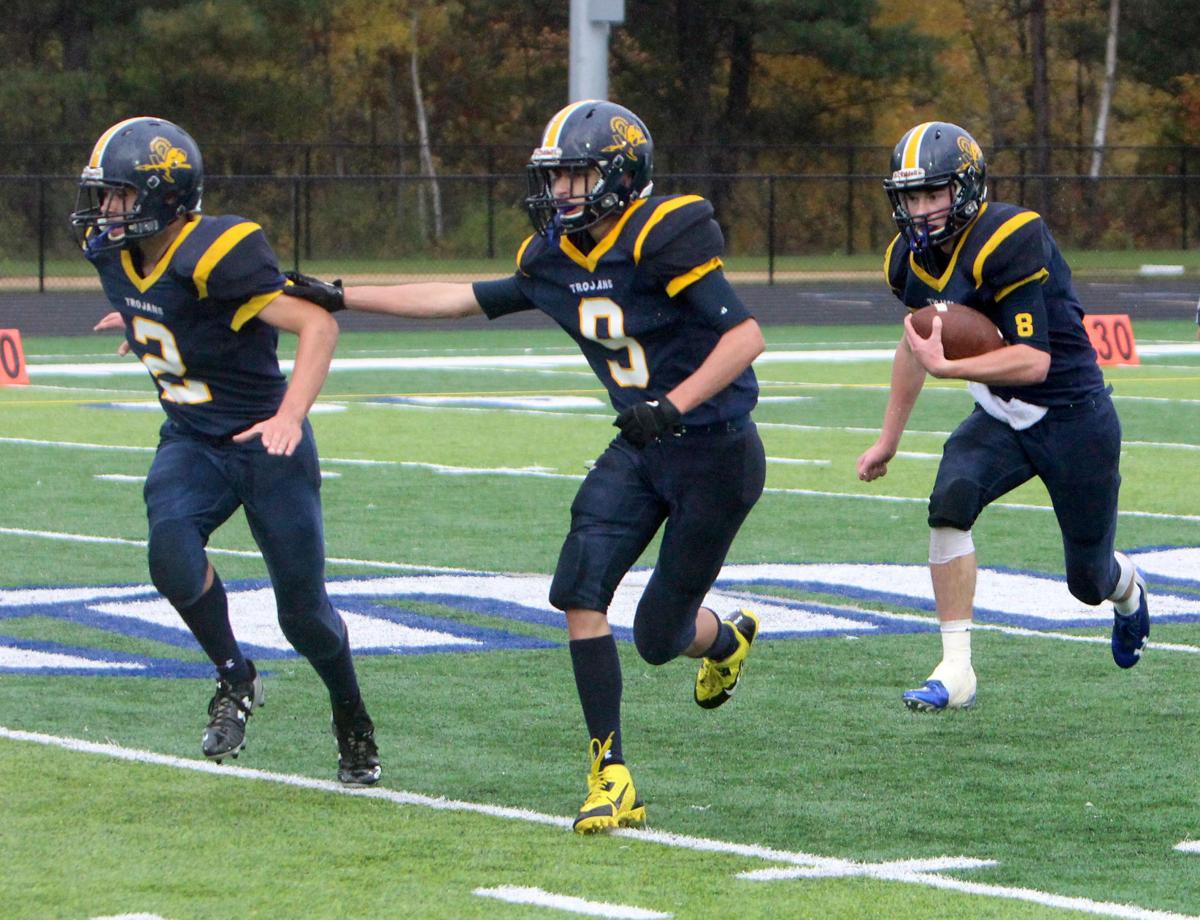 Prep Football New Auburn Rallies But Falls To Alma Center