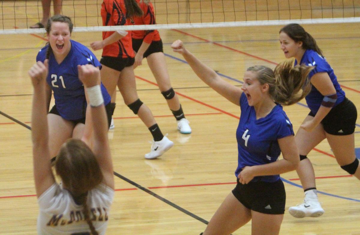 Debbie Roesler Memorial Invitational volleyball at McDonell 9-9-17