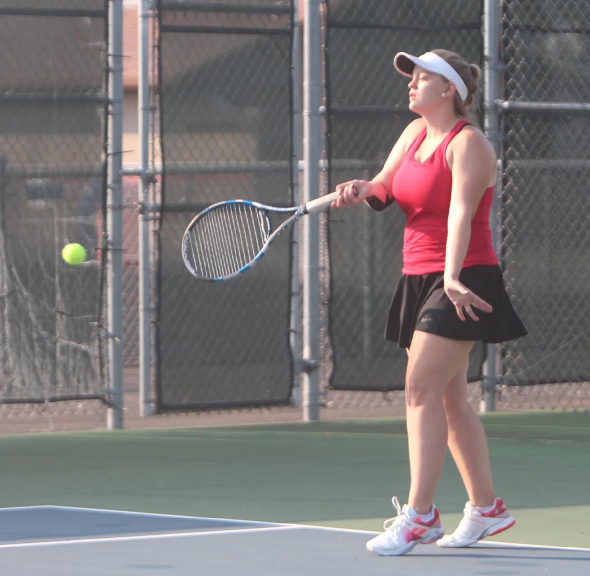 River Falls at Chi-Hi girls tennis 9-12-17