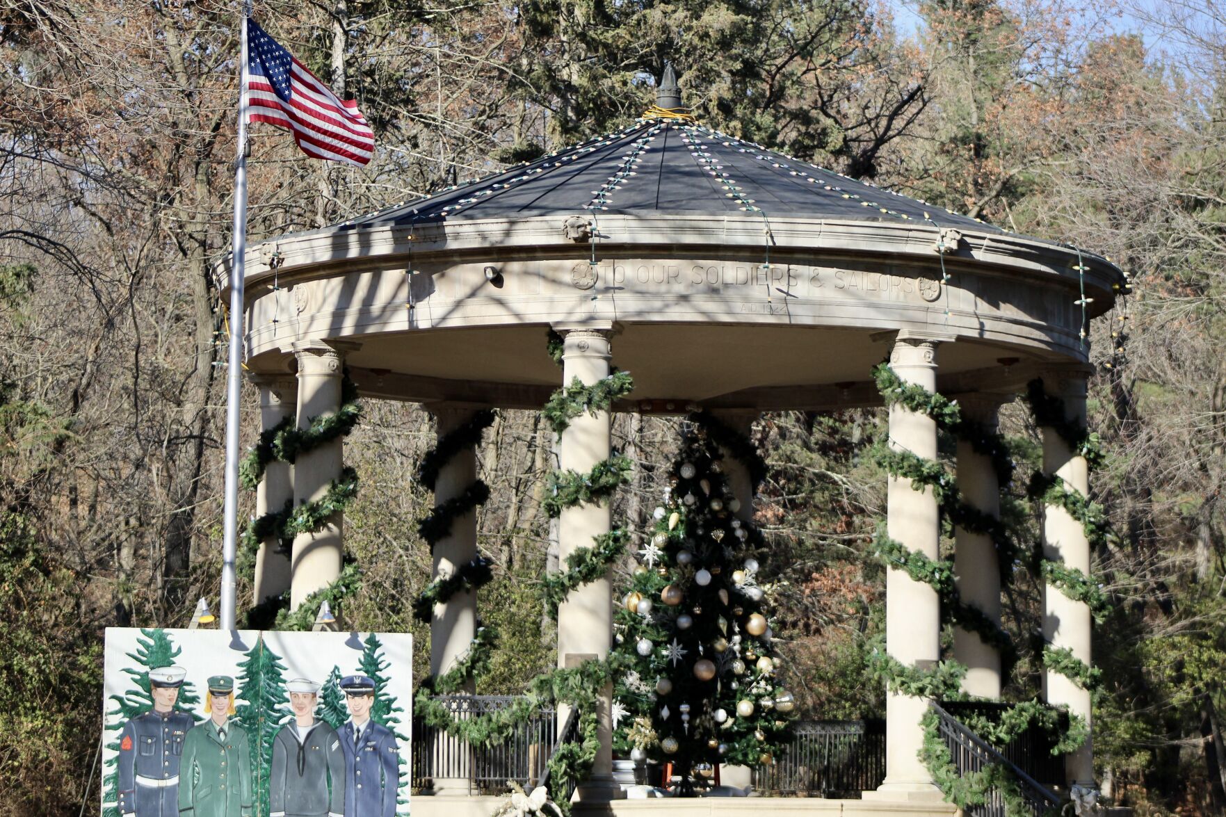 One big special place Christmas Village prepared for Irvine Park