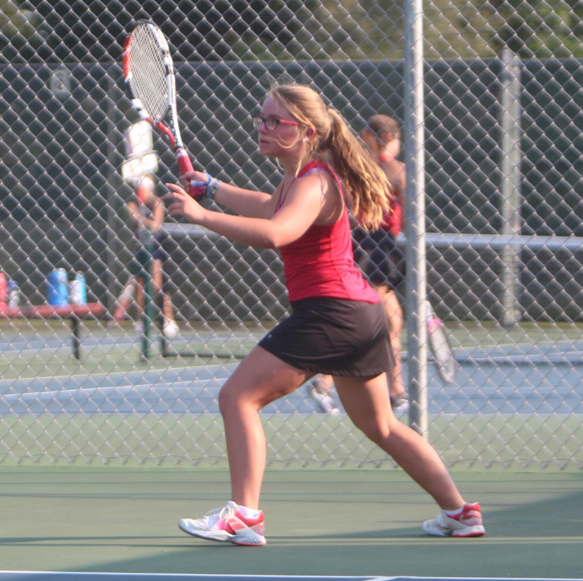 River Falls at Chi-Hi girls tennis 9-12-17