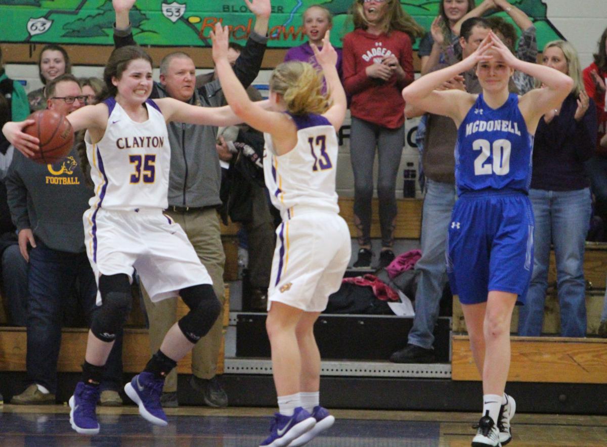 Prep Girls Basketball Sectionals Mcdonell Falls To Clayton In