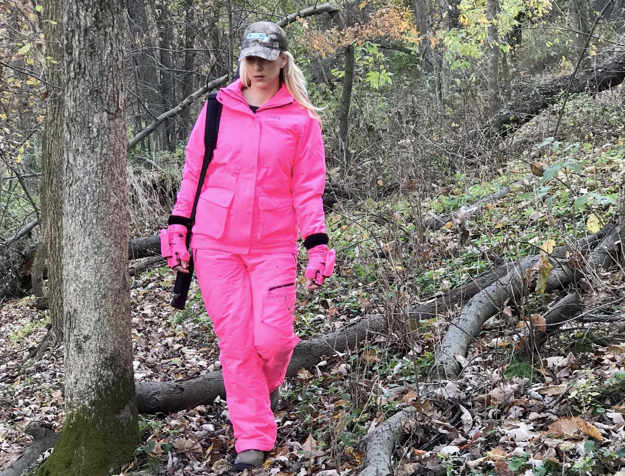 blaze pink hunting jacket
