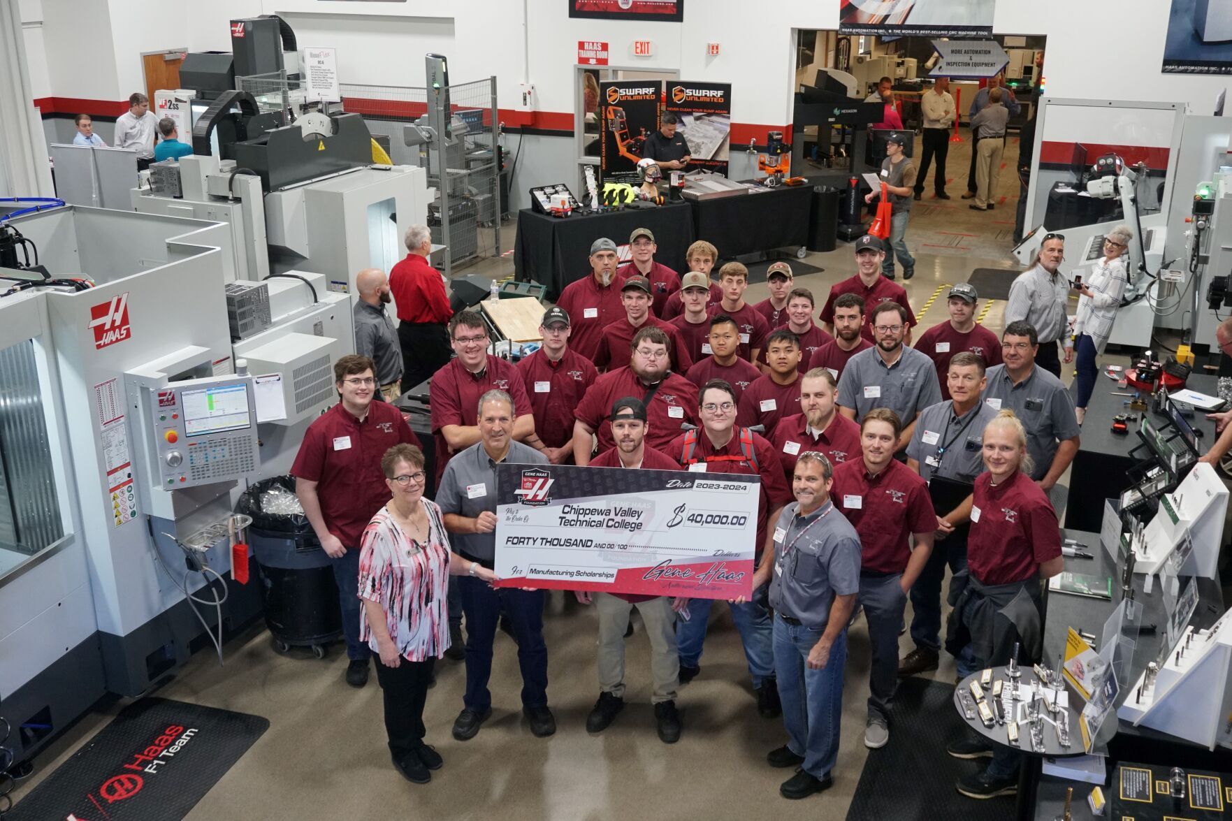 Chippewa Valley Technical College receives 40K from Gene Haas