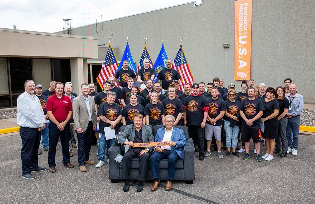 'We are on our way' Chippewa Falls Ashley Furniture plant unveils