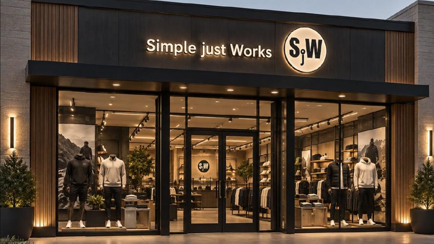 Simple just Works storefront concept