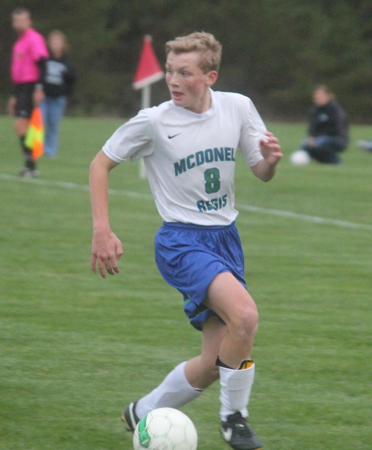 McDonell/Regis vs Black River Falls boys soccer 10-10-17