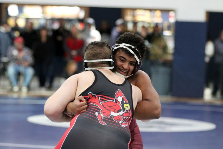 Menomonie at Divison 1 wresting regional at Hudson 2-15-20