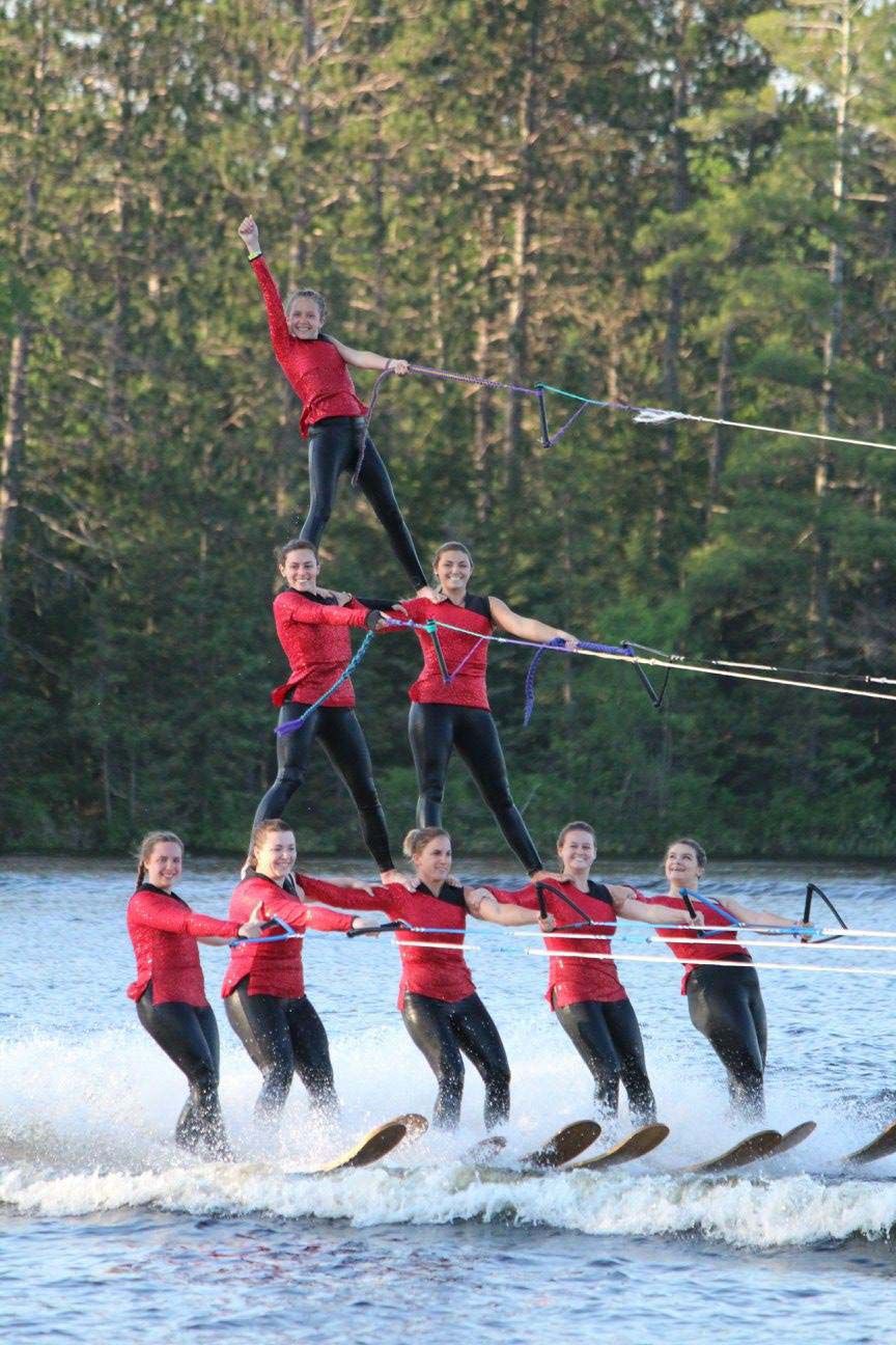 Stout's Meier making a splash with water skiing team College