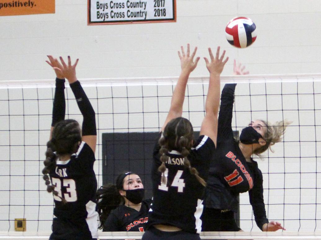 Prep Volleyball Division 2 Sectionals Bloomer shows resilience in come