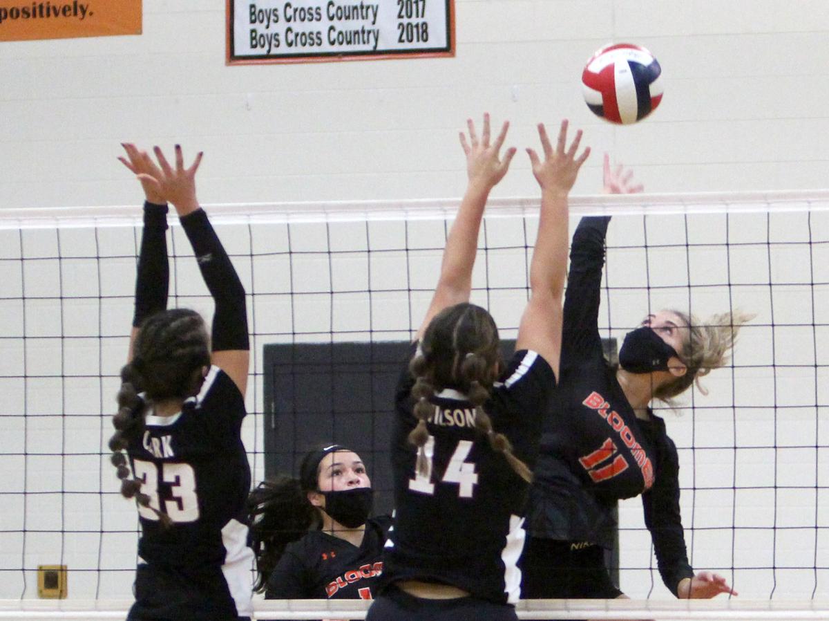 Prep Volleyball Bloomer finding ways to build chemistry quicker amid
