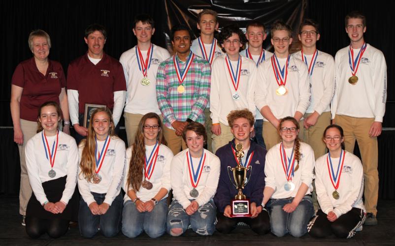 Menomonie Science Olympiad teams earn second spot at state
