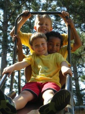 Kids Playing Outside