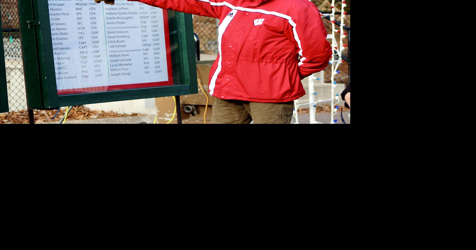 Brunstads oversee Chippewa Falls active duty military display for last time