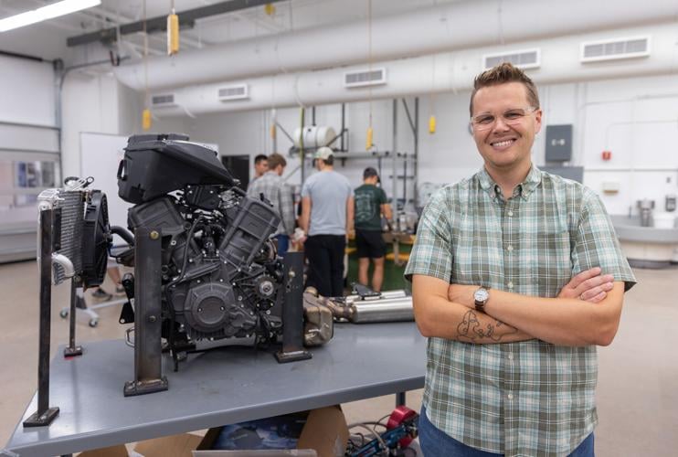 UW-Stout endowed professorship brings Indian Motorcycle collaboration into engineering lab