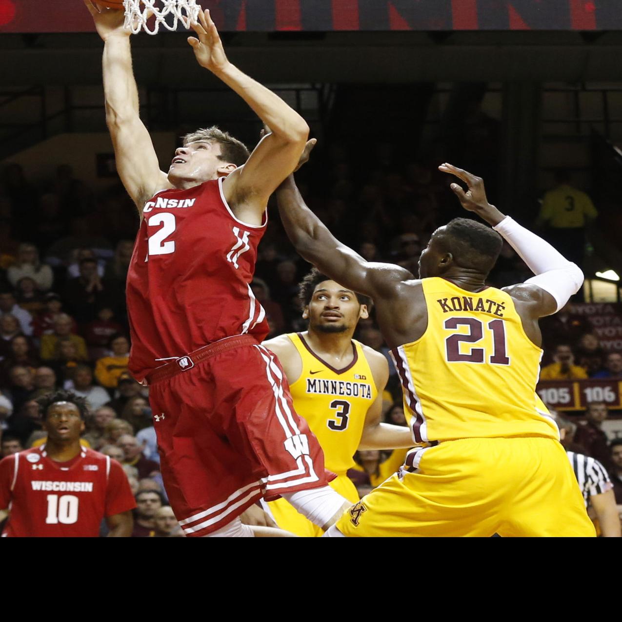 Badgers Men S Basketball Wisconsin Forward Ethan Happ Named Co