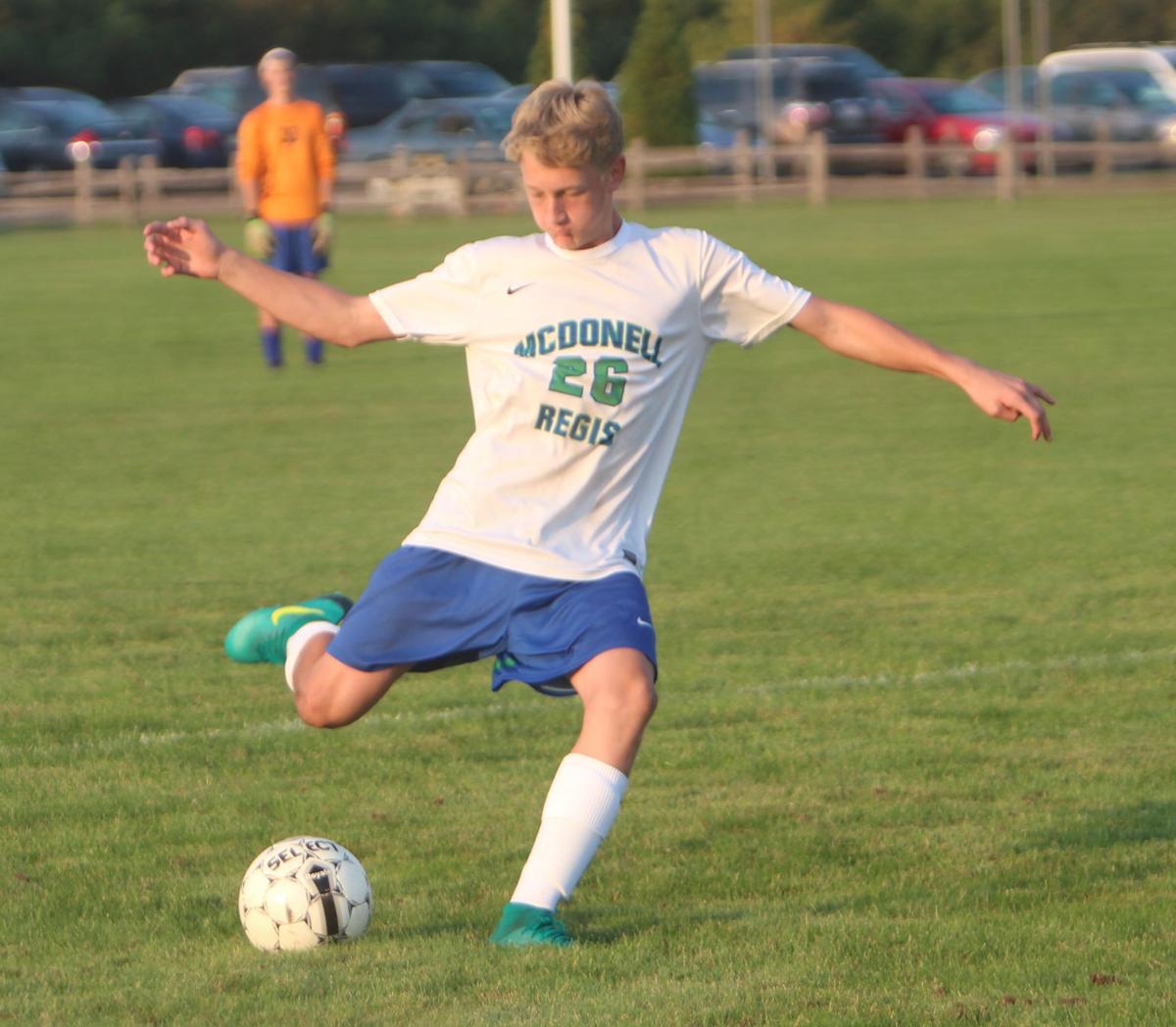 Columbus Catholic at McDonell/Regis boys soccer 9-12-17