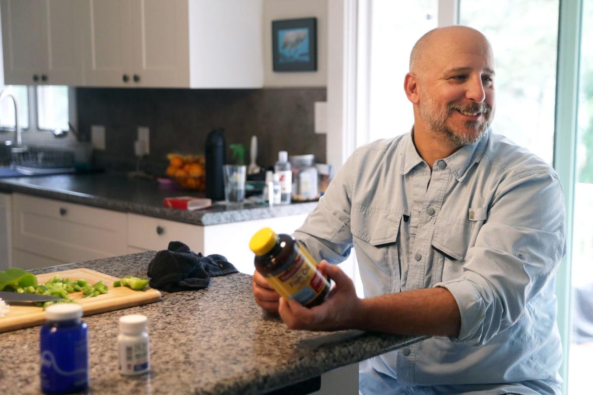 Mike with supplements