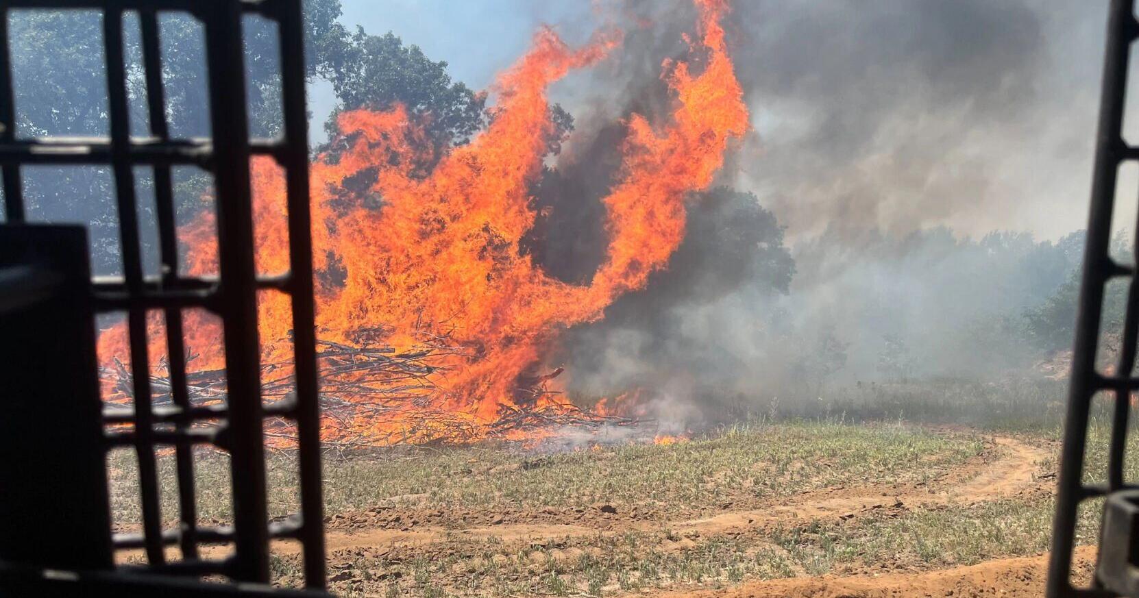 Massive Wisconsin wildfire caused by burning debris - Vimarsana News