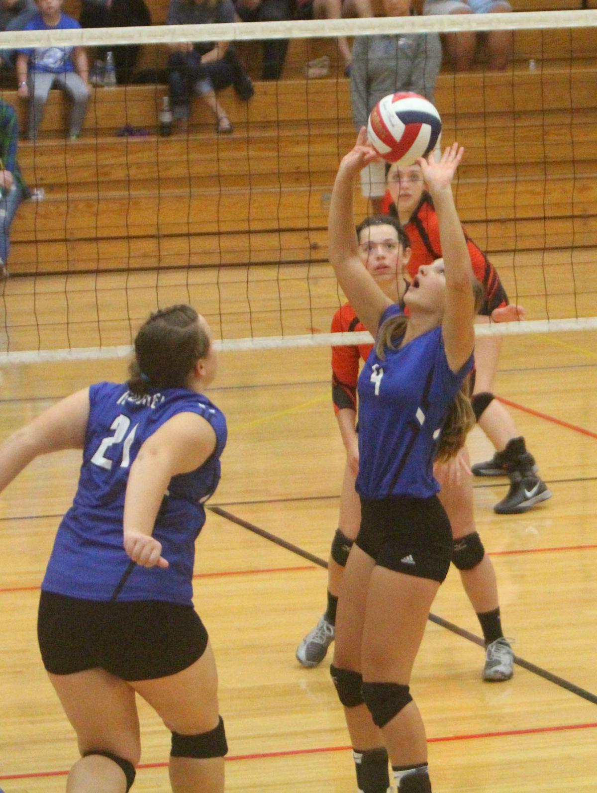 Debbie Roesler Memorial Invitational volleyball at McDonell 9-9-17